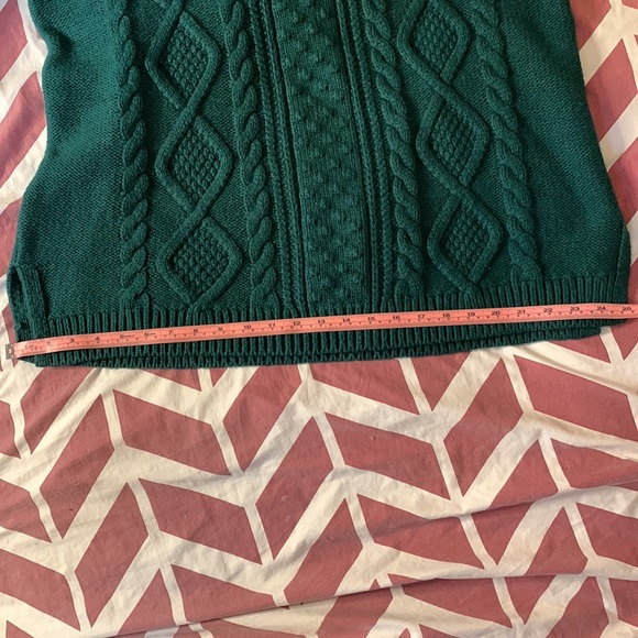 COPY - NWT Land’s End Women’s Turtleneck Pullover Green Sweater Size XL - Picture 5 of 6